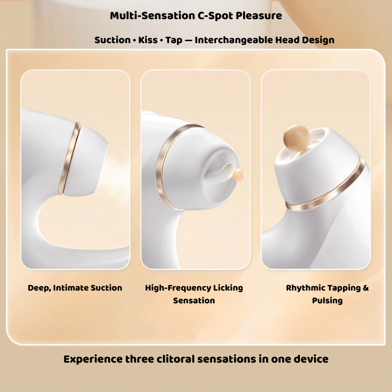 Multi-sensation c-spot pleasure|High frequency licking sensation|Rhythmic tapping &pulsing