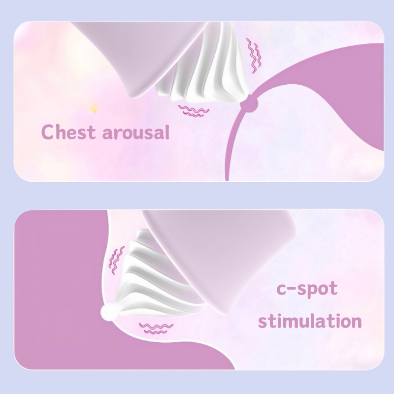 Function: Designed for external erogenous stimulation, including the chest and clitoral (C-spot) area.