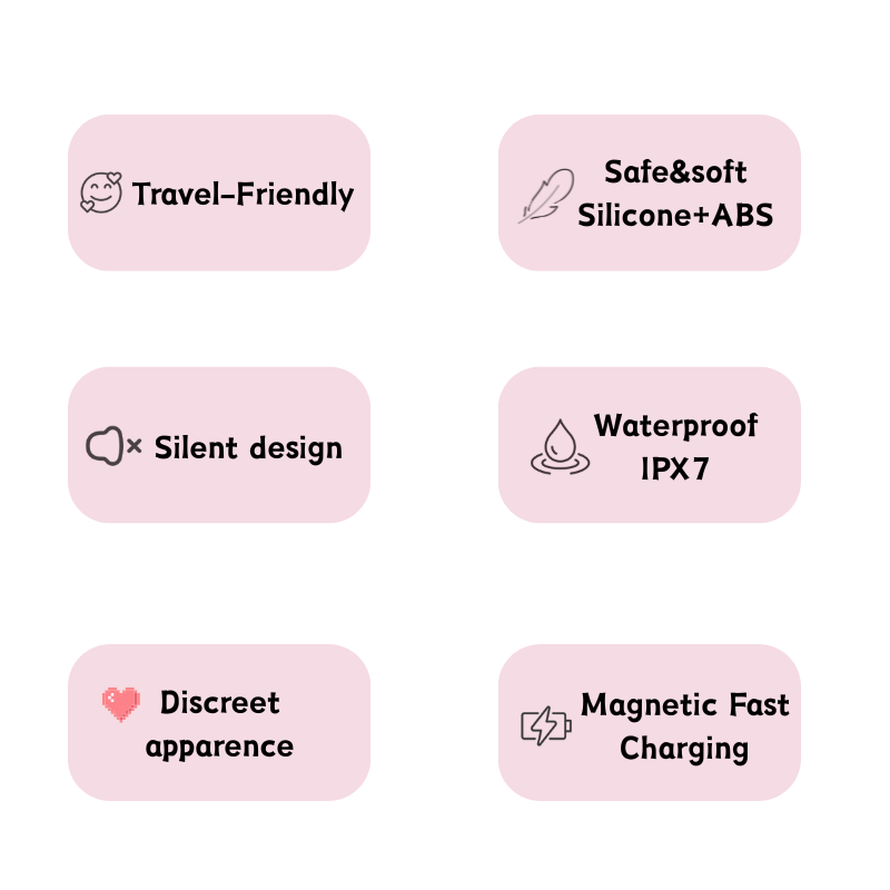 Discover the 6 key features that make the Hear Me your perfect pleasure companion, from its body-safe design to its discreet portability.