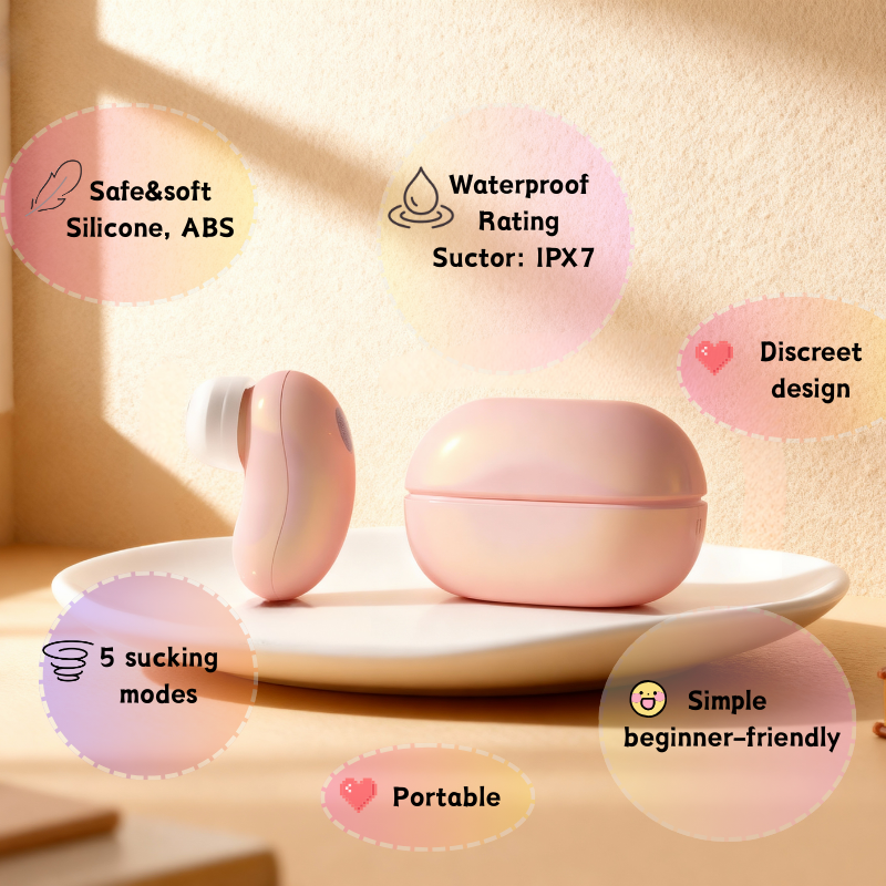 safe&soft silicone+ABS|IPX7waterproof|discreet design